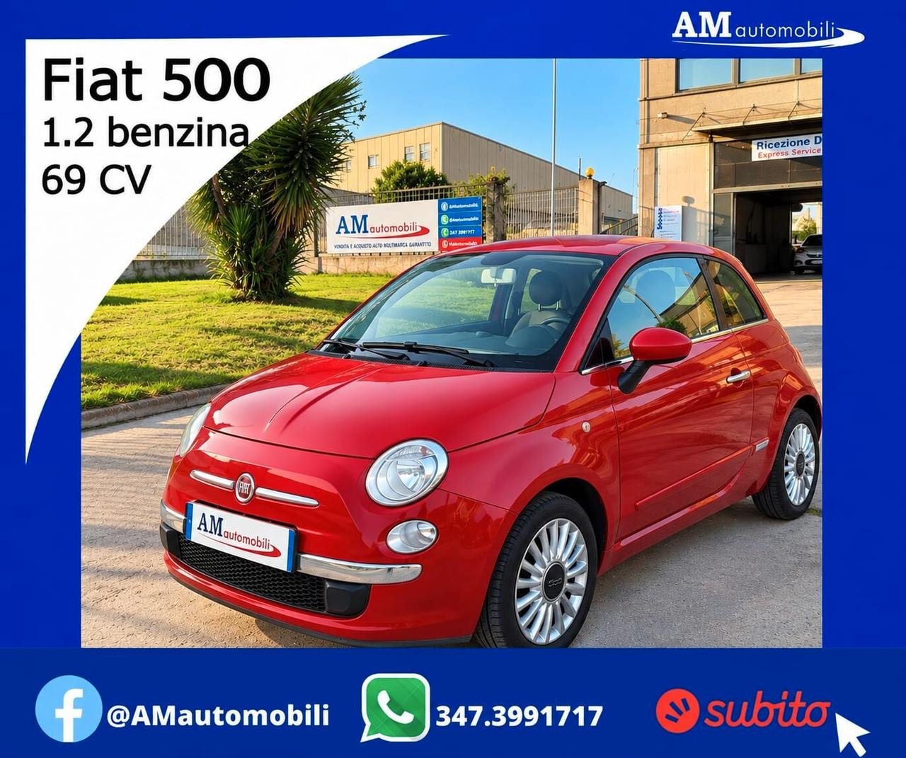 Fiat 500 1.2 69 CV Lounge