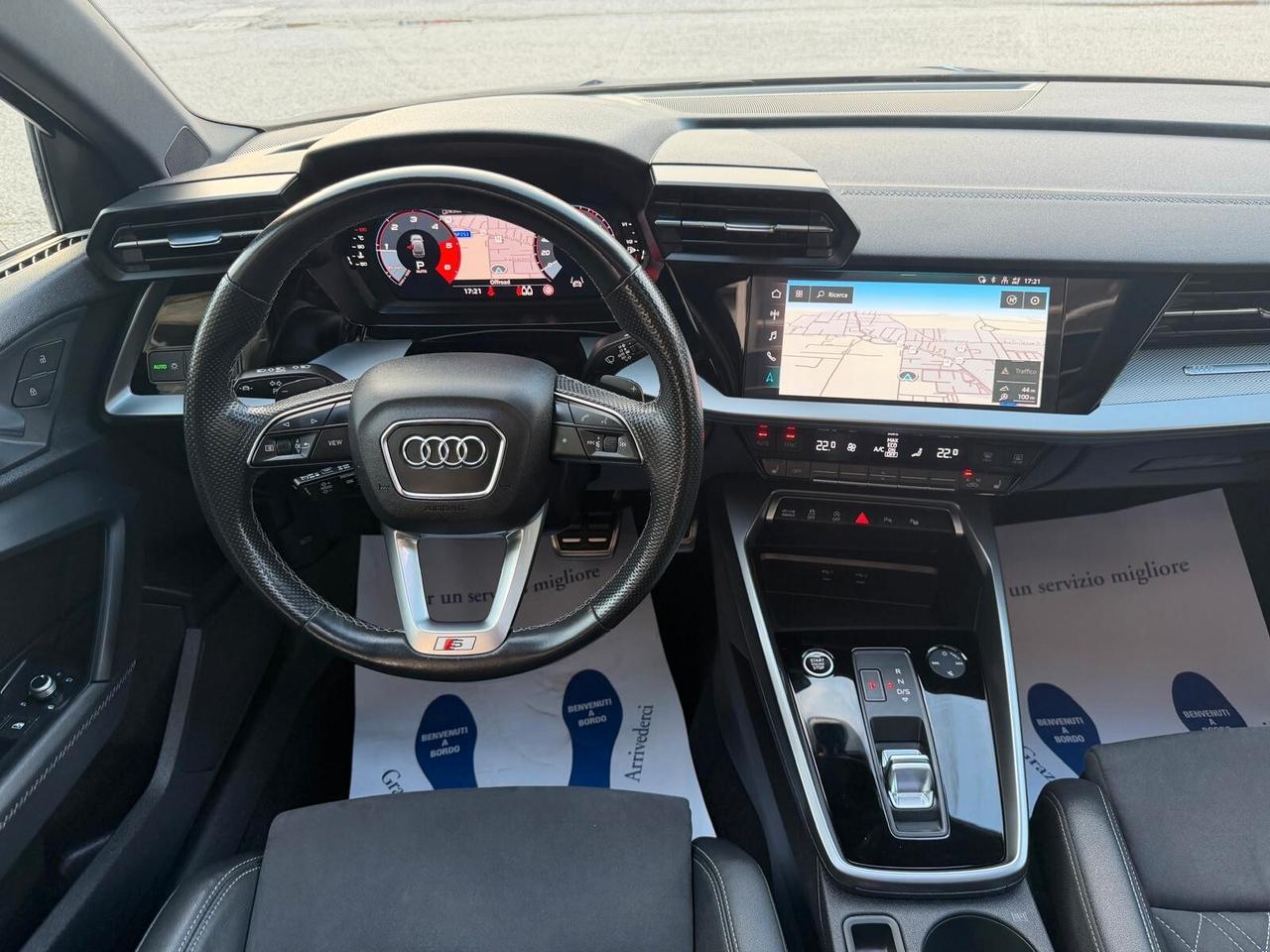 Audi A3 SPB 35 TDI S tronic line edition TETTO APRIBILE INTERNI PELLE E ALCANTARA S-LINE