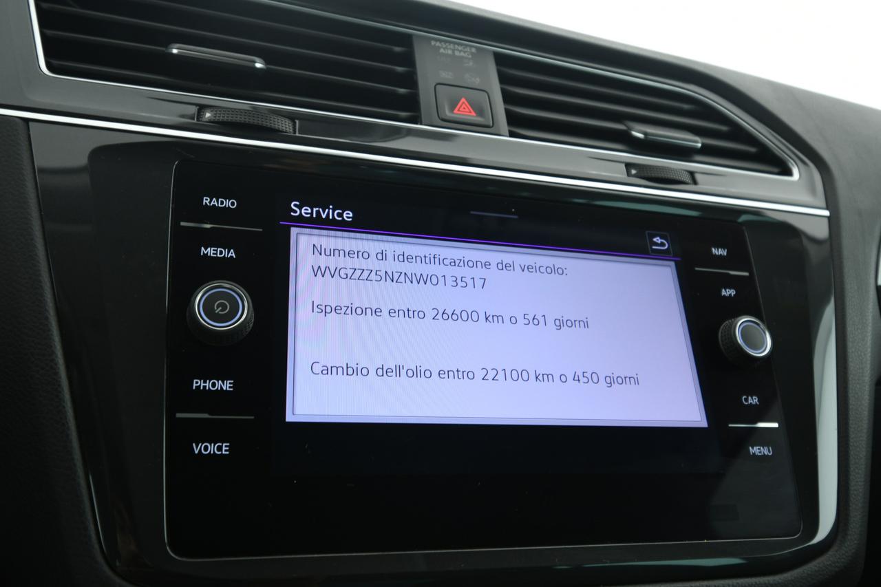 VOLKSWAGEN Tiguan 2.0 tdi Elegance 150cv dsg CAMERA+ACC+APP CONNECT