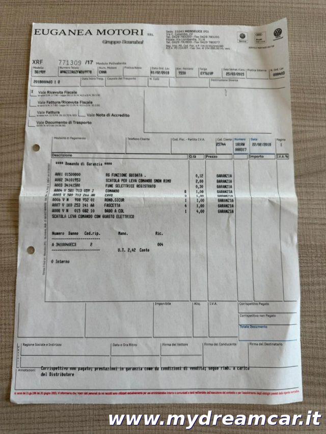 VOLKSWAGEN Golf GTI Performance 2.0 TSI DSG 5p. BMT Storico Tagliandi
