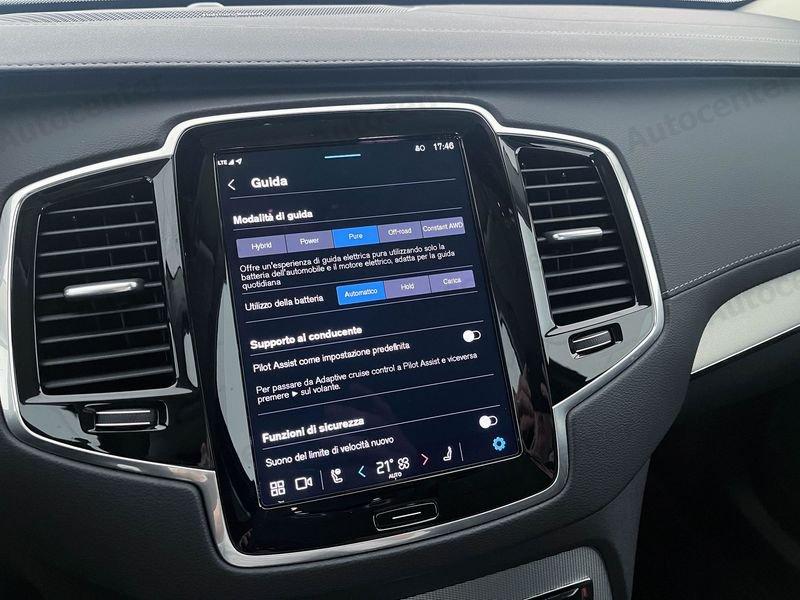 Volvo XC90 XC90 T8 PLUG IN PLUS DARK AWD AUT 7 POSTI