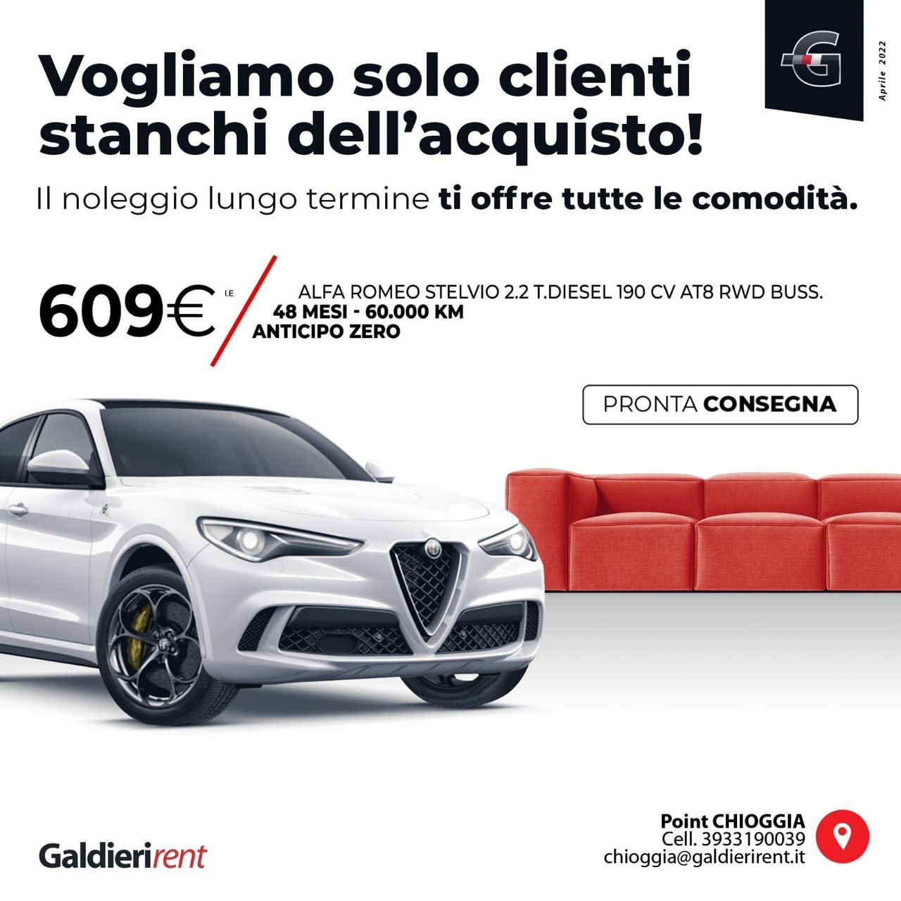 ALFA ROMEO Stelvio Stelvio 2.2 T.diesel 190CV AT8 RWD Bus.