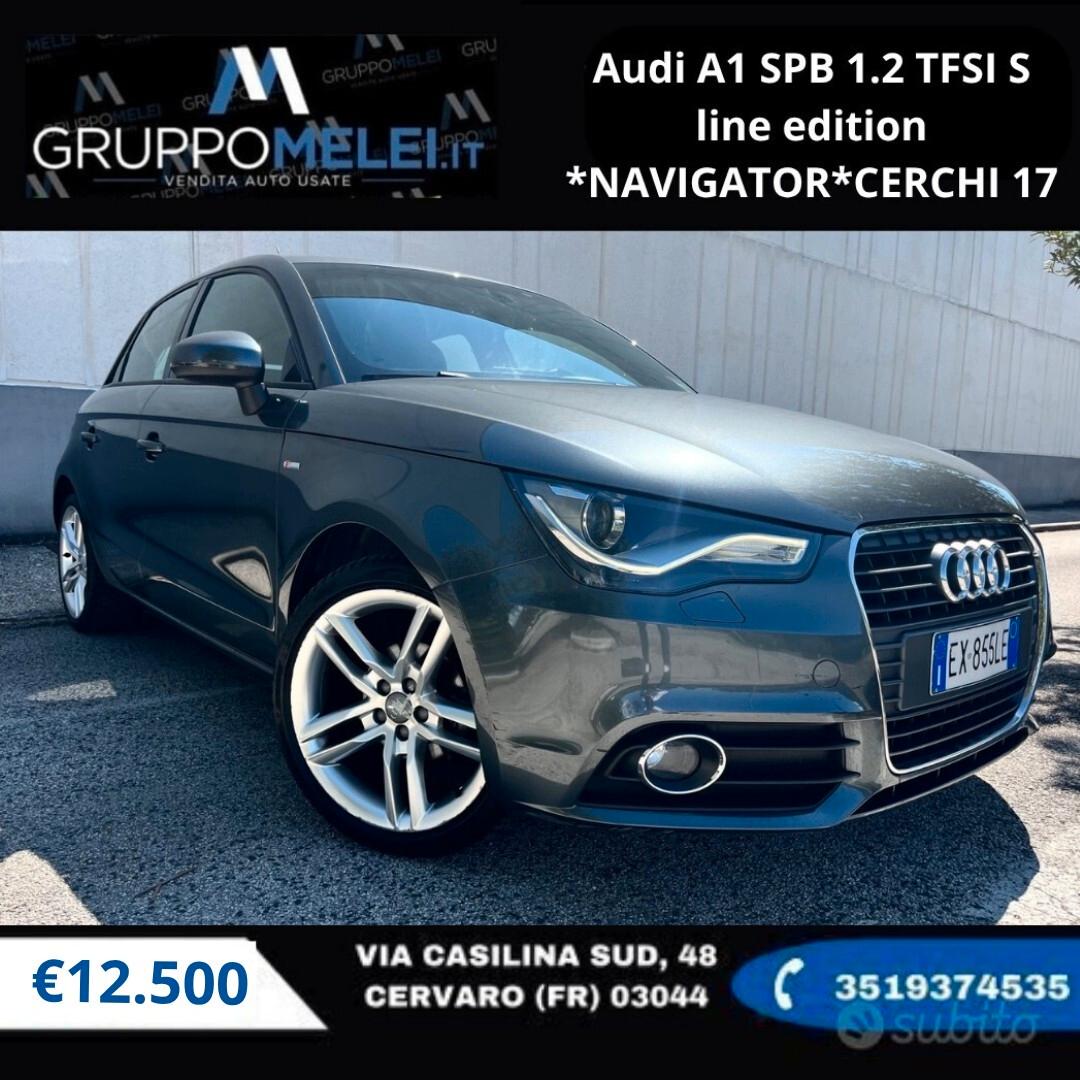 Audi A1 SPB 1.2 TFSI S line edition *NAVIGATOR*CERCHI 17