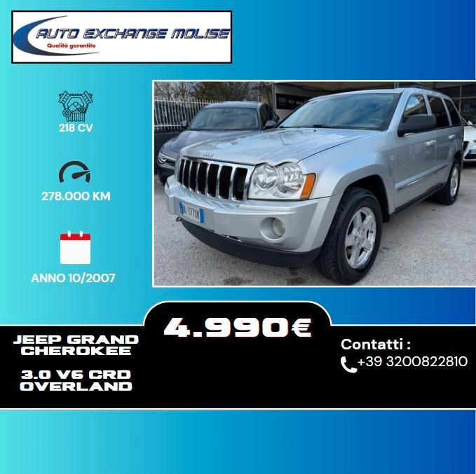 Jeep Grand Cherokee Grand Cherokee 3.0 V6 CRD Overland