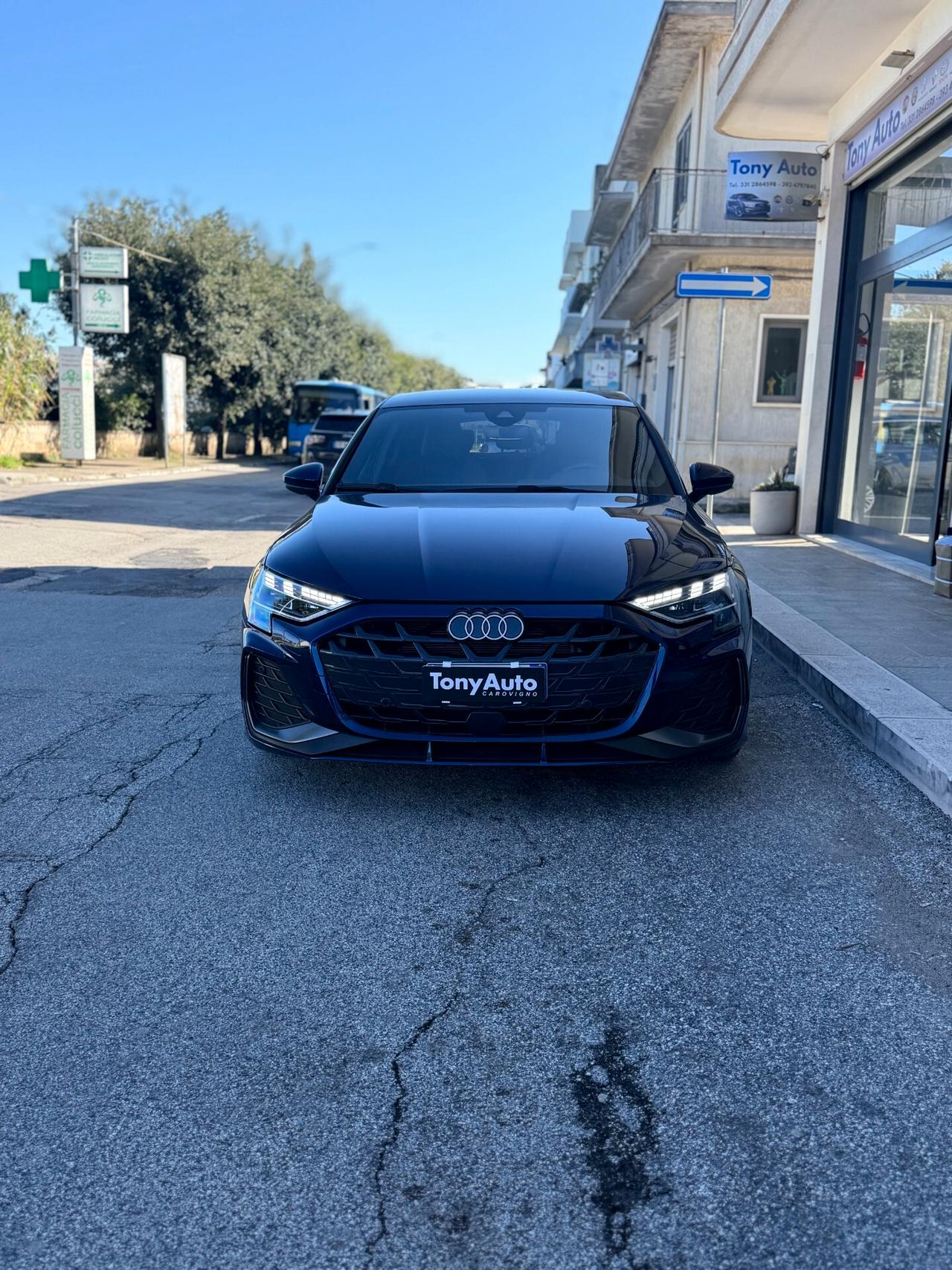 Audi A3 SPB 35 TDI S tronic line edition PACCHETTO LUCI SOFFUSE,APPLE CARPLAY,NAVI,TELECAMERA,FARO MATRIX