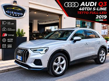 Audi Q3 40tdi 190cv S-line-Virtual-Tetto 2019 Promo