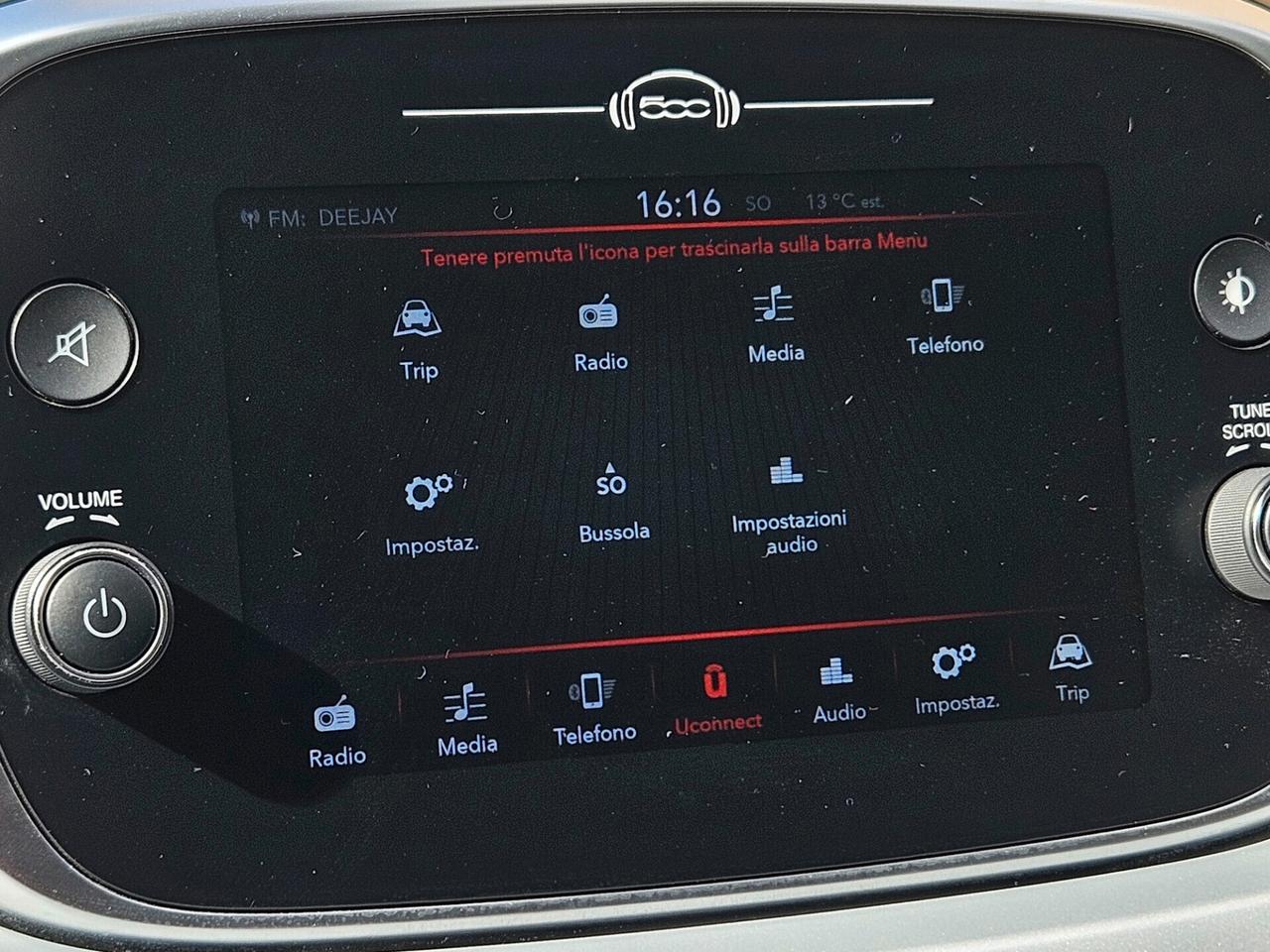 FIAT 500X 1300 MJT 95CV CHILOMETRI CERTIFICATI