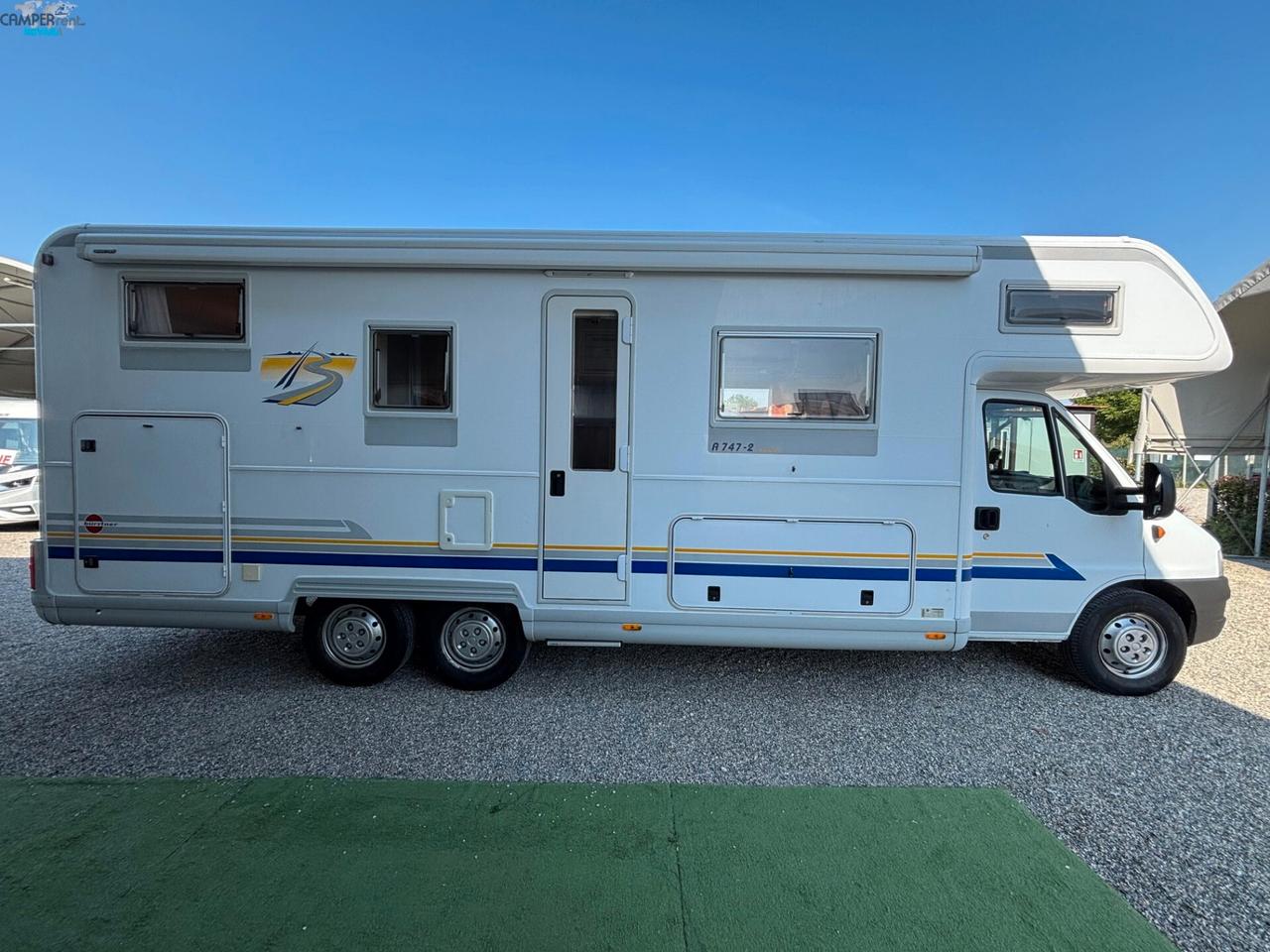 Bürstner A 747-2 ACTIVE - MANSARDATO CON AMPIO GARAGE PATENTE C