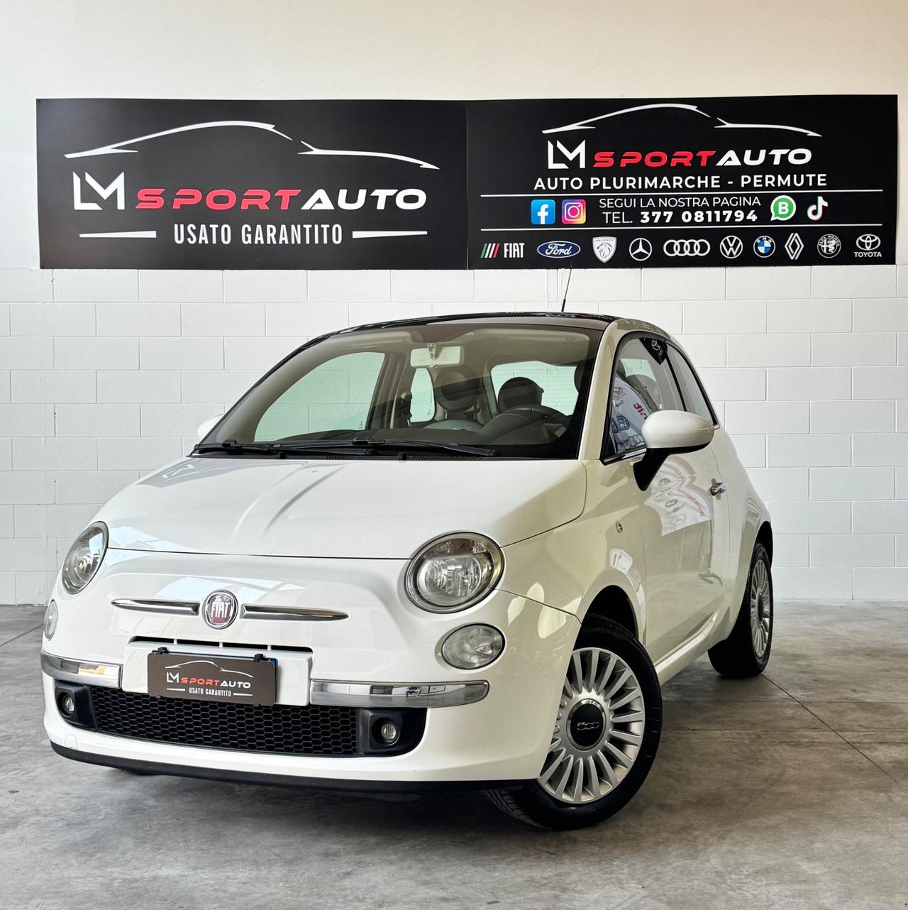 Fiat 500 1.2 Lounge ideale per neopat garanzia 12 mesi