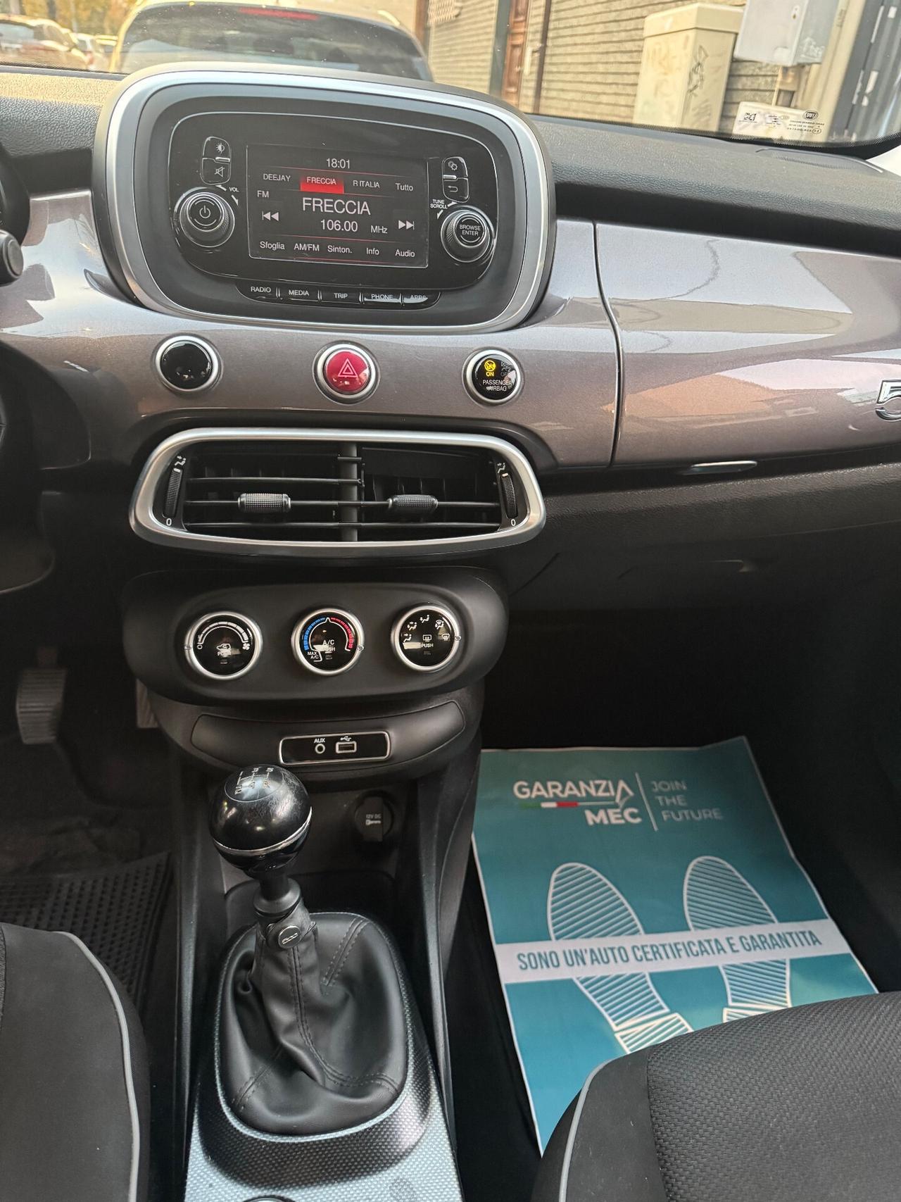 Fiat 500X 1.6 E-Torq 110 CV GPL Unicoproprietario