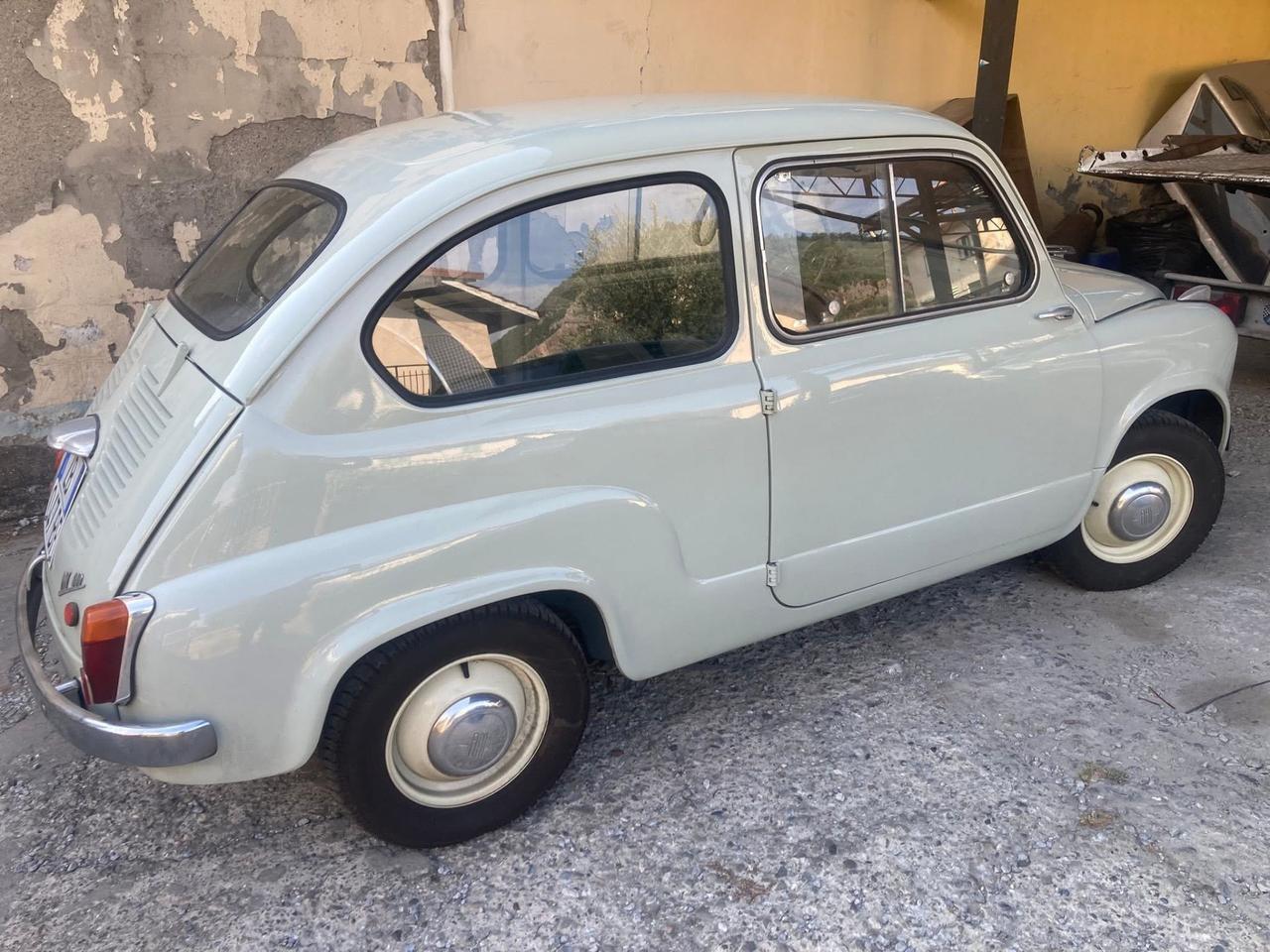 Fiat 600 Prima serie vetri scorrevoli - 1956