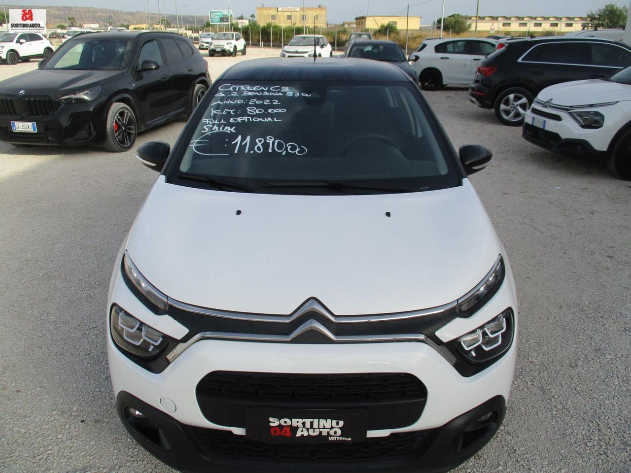 Citroen C3 1.2 PureTech 83 S&S Shine 83cv 8/2022 KM80000