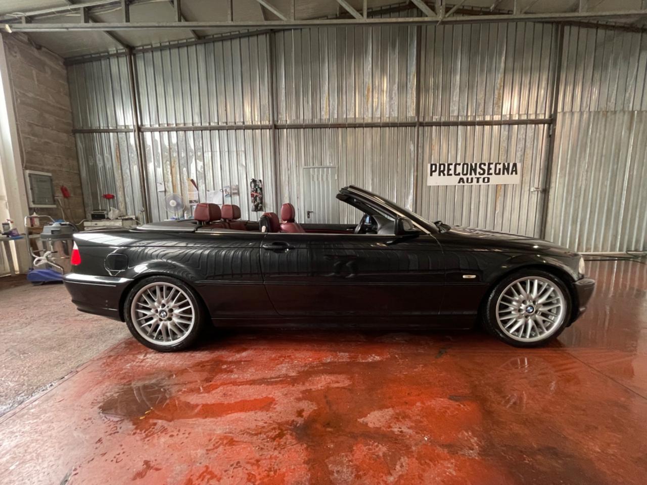 Bmw 330 CI cat Cabrio pelle rossa assetto