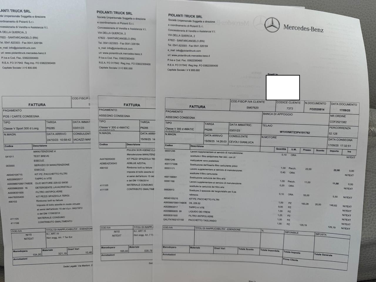 Mercedes-benz V 300 d Automatic 4Matic Sport Long/STRAFULL/SCAD. GAR. 01/2028/FANTASTICA