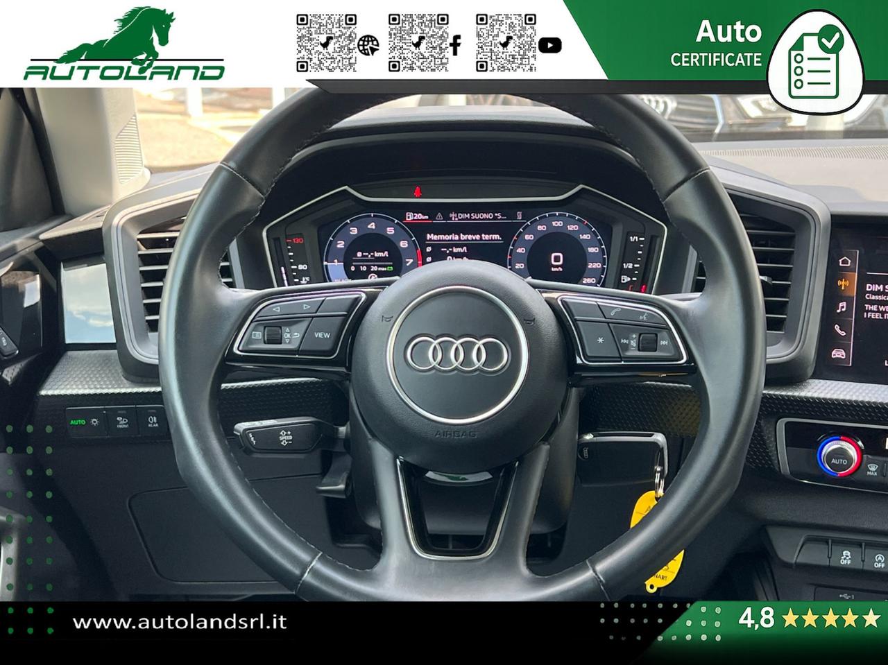 Audi A1 Sportback 30 1.0 tfsi Admired 110cv
