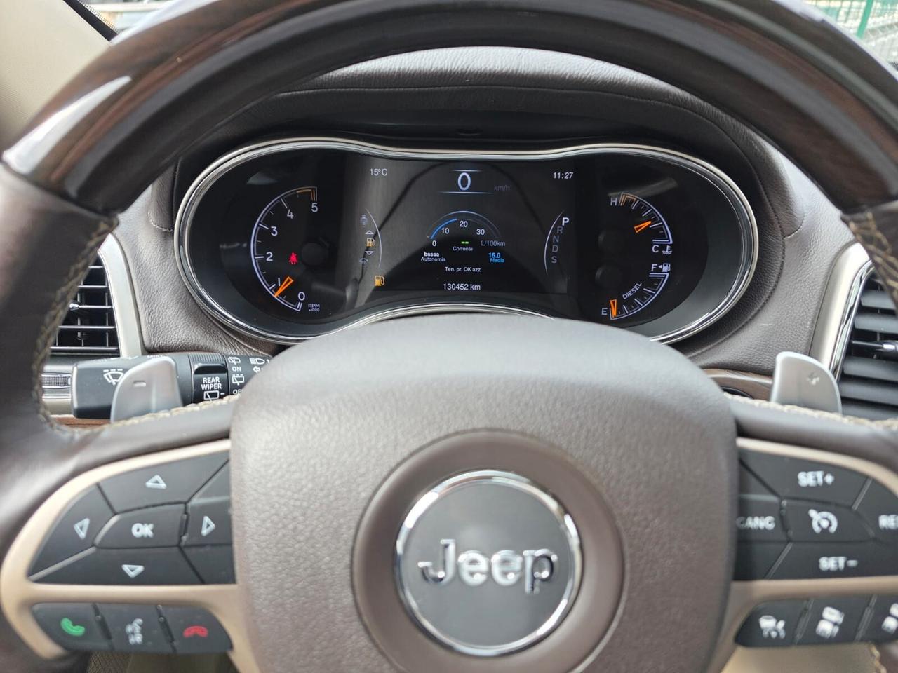 Jeep Grand Cherokee 3.0 V6 CRD 250 CV Multijet II Overland