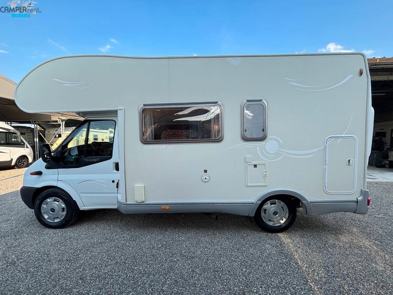 CHALLENGER GENESIS 33 - mansardato con letti a castello in coda