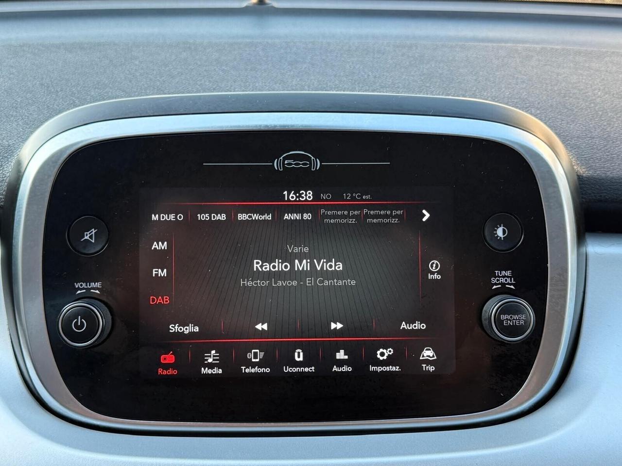 FIAT 500X 1.0 T3 2021 120 CV SPORT TETTO NERO