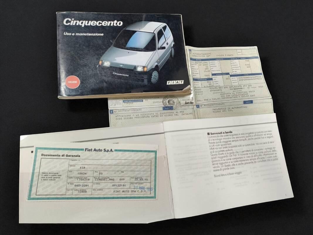 Fiat Cinquecento Cinquecento 1995 0.9