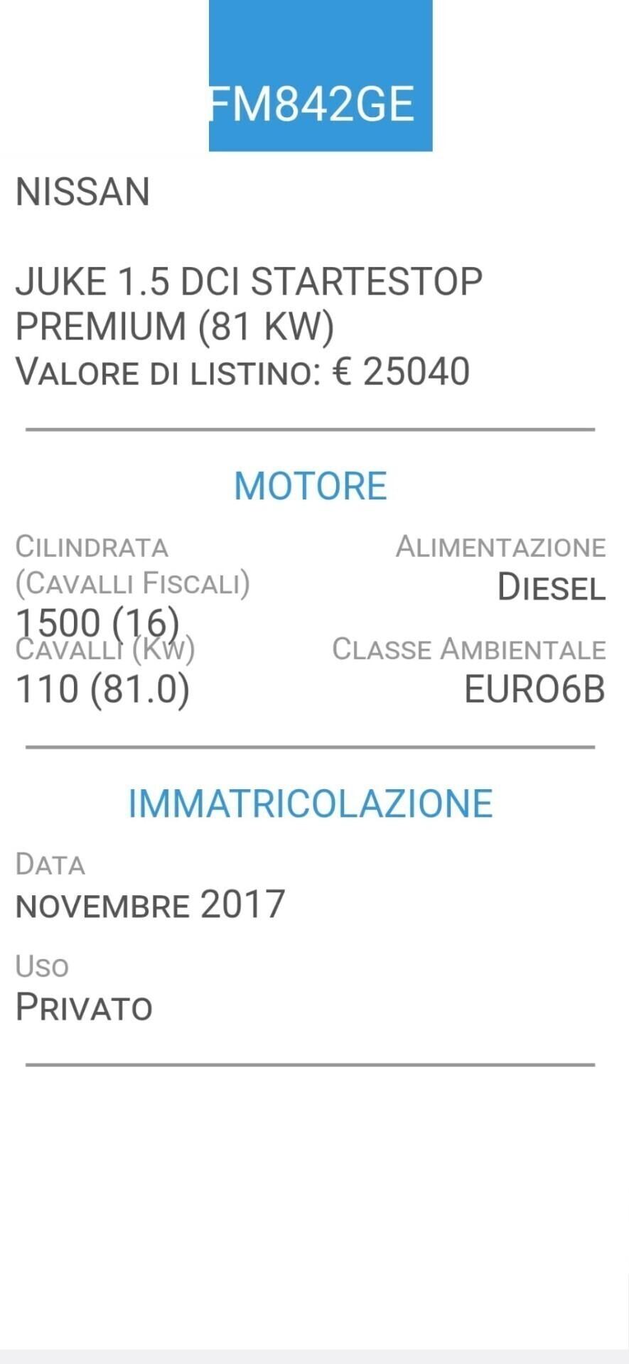 NISSAN JUKE-1,5 dCi-6B-TAGLIAN+CINTA DISTRIBU NISSAN
