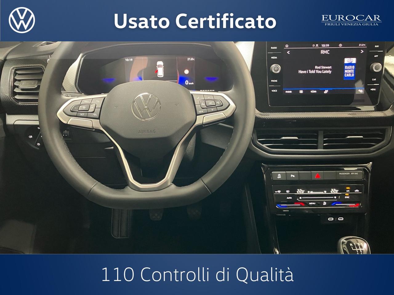 Volkswagen T-Cross 1.0 tsi life 95cv