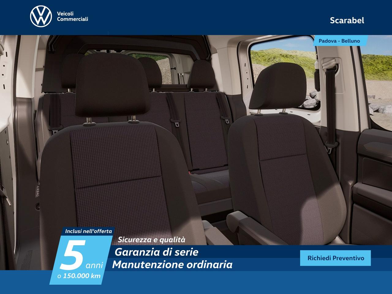 Volkswagen Caddy cargo 2.0 tdi 102cv flexible