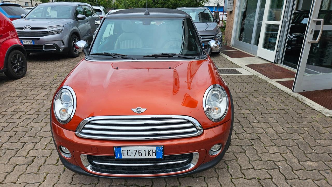 MINI Cooper D Cabrio 1.6 112cv PELLE - SENSORI-CRUISE