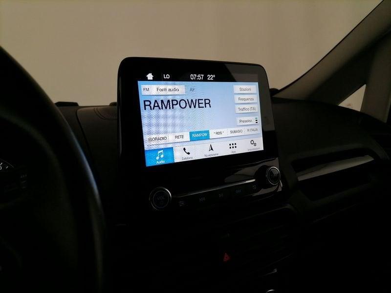 Ford EcoSport 1.5 tdci Titanium s&s 100cv