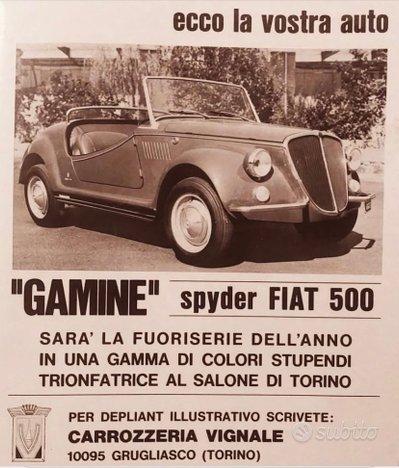 Fiat 500 Vignale Gamine