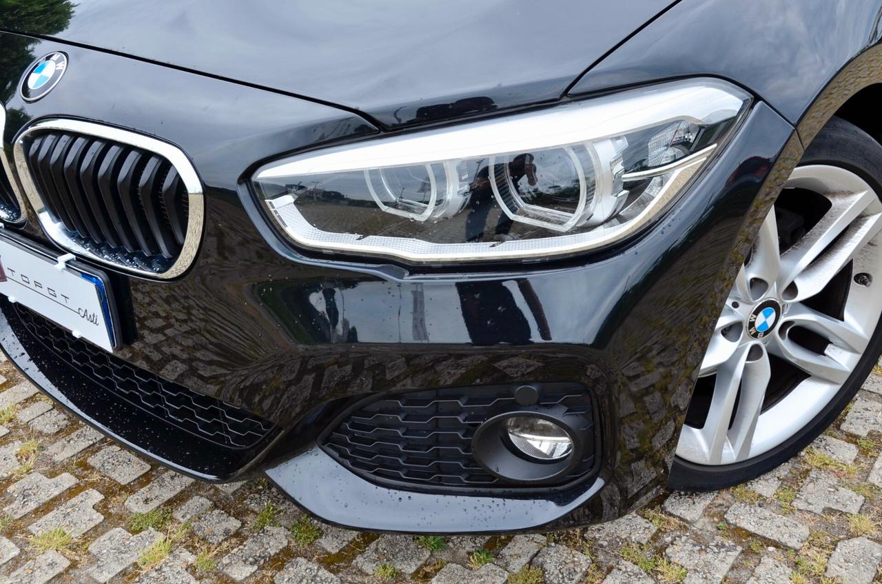 BMW 120d MSPORT 5p 190cv AUTO, UFF ITALIANA, EURO 6B, FARI FULL LED, ALCANTARA, 18", PERMUTE
