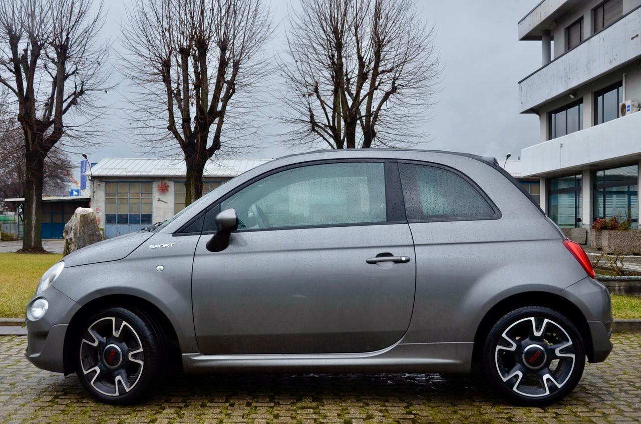 FIAT 500C 1.0 HYBRID SPORT CABRIO 70cv, TUTTI SERVICE UFF FIAT, EURO 6D, APPLE ANDROID, CRUISE, PERMUTE