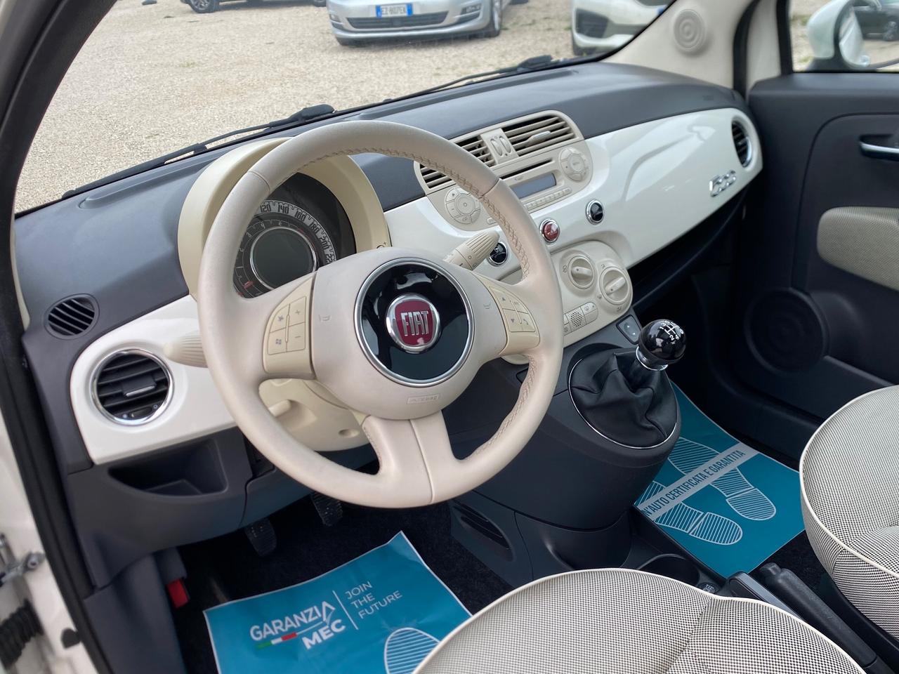 Fiat 500 1.2 Lounge TETTO UNICO PROPIETARIO NEOPATENTATI