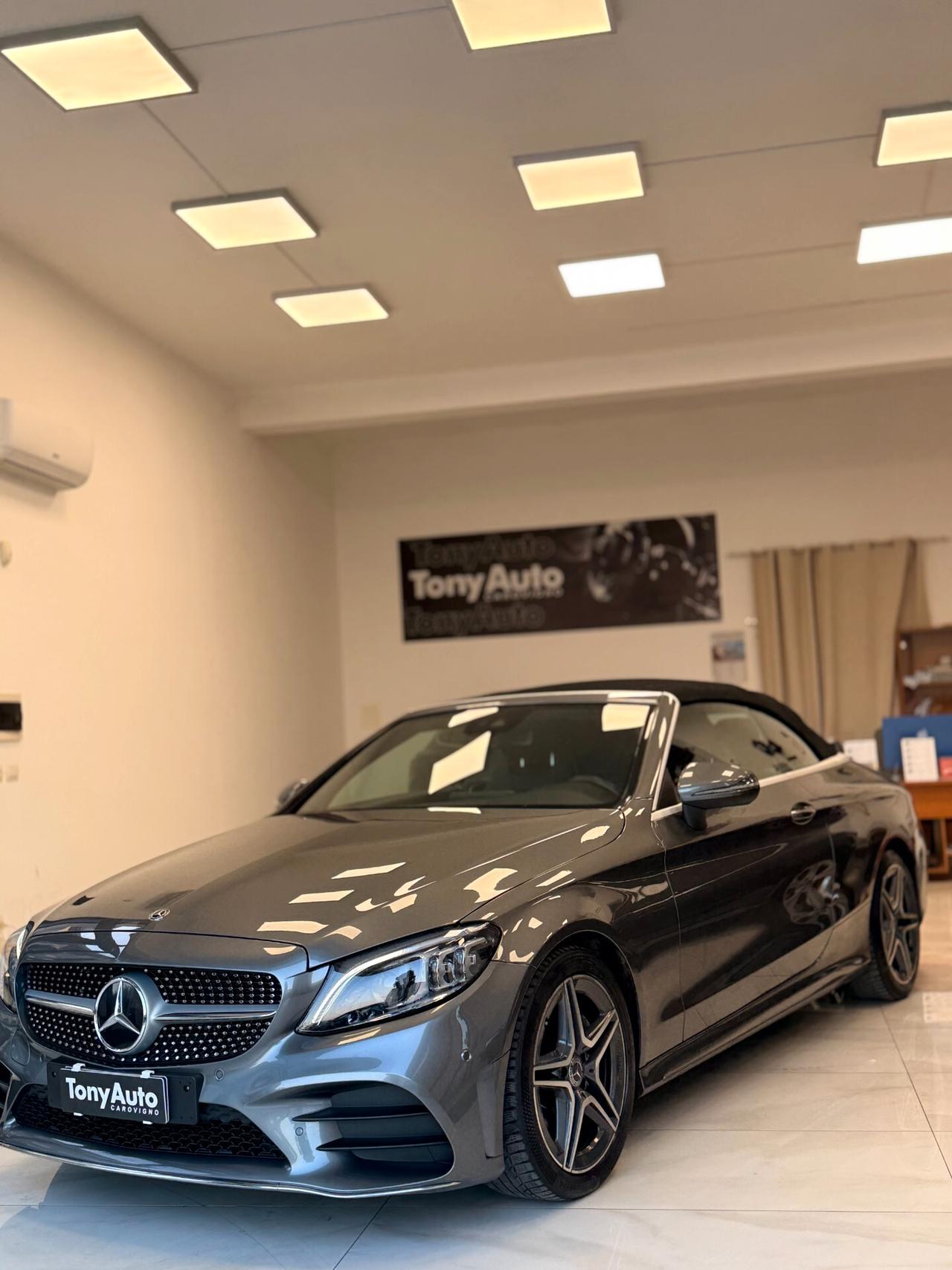 Mercedes-benz C 220 d AutoCABRIO Premium Plus automatica con LUCI SOFFUSE,VIRTUAL COCKPIT,TELECAMERA,APPLE CARPLAY,NAVI
