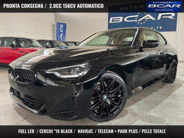 BMW 218 i Coupé Navi/"19 Msport /Pelle Totale/Park+Telecam