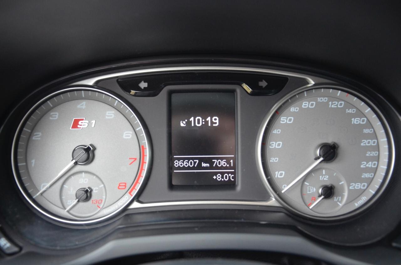 AUDI S1 SPORTBACK 2.0 TFSI QUATTRO 231cv 5p, UFF ITALIANA, SERVICE AUDI, SEDILI GUSCIO, PELLE, XENO, PERMUTE