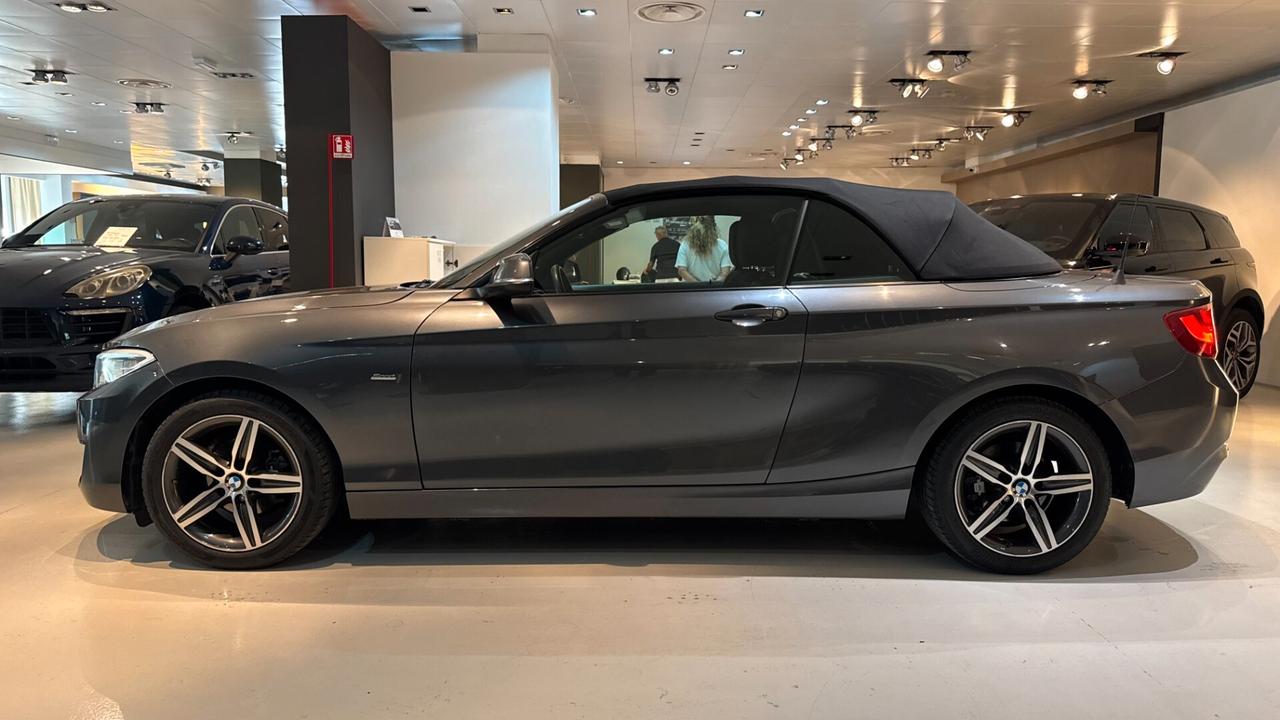 BMW 218i CABRIO SPORT 1.5 BENZINA 136CV - 2015