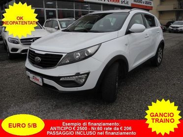 KIA Sportage 1.6 GDI 2WD -Gancio Traino- Ok Neopat. - UniPropr.