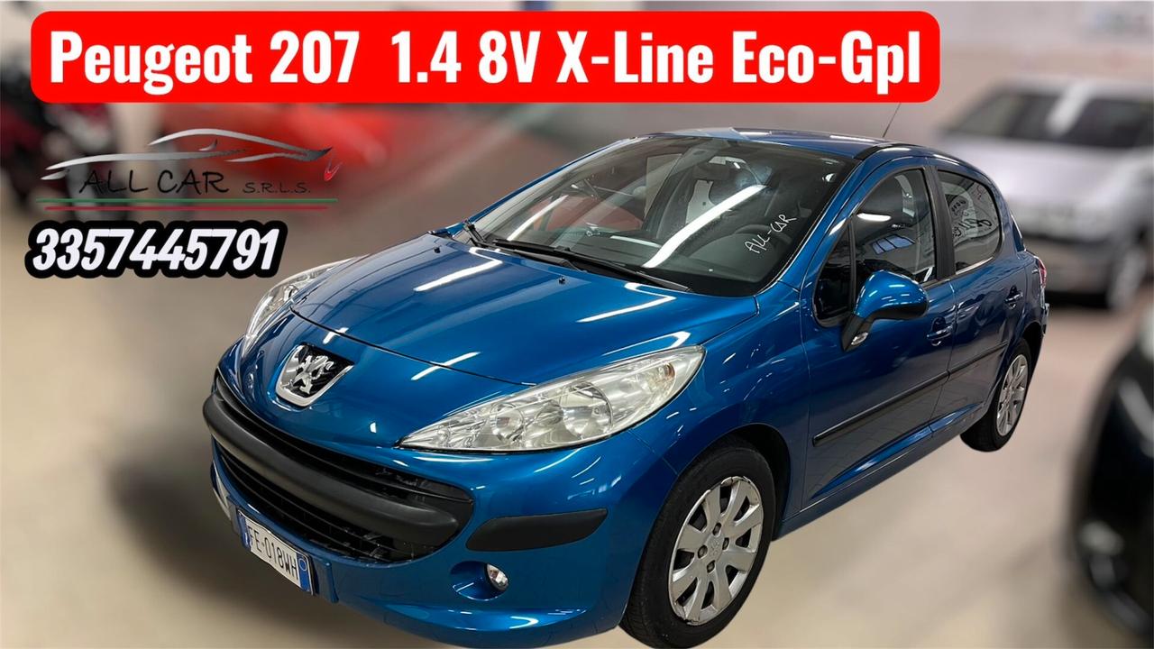 Peugeot 207 1.4 8V 75CV 5p. X Line ECO GPL