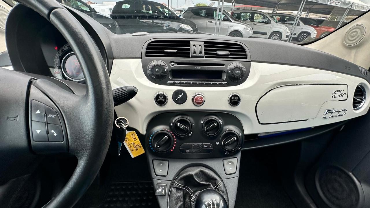 Fiat 500 1.2 SPORT/LOUGE GPL KM CERTIFICATI-UNICO PROPRIETARIO-BOMBOLA GPL CHE SCADE NEL 2031
