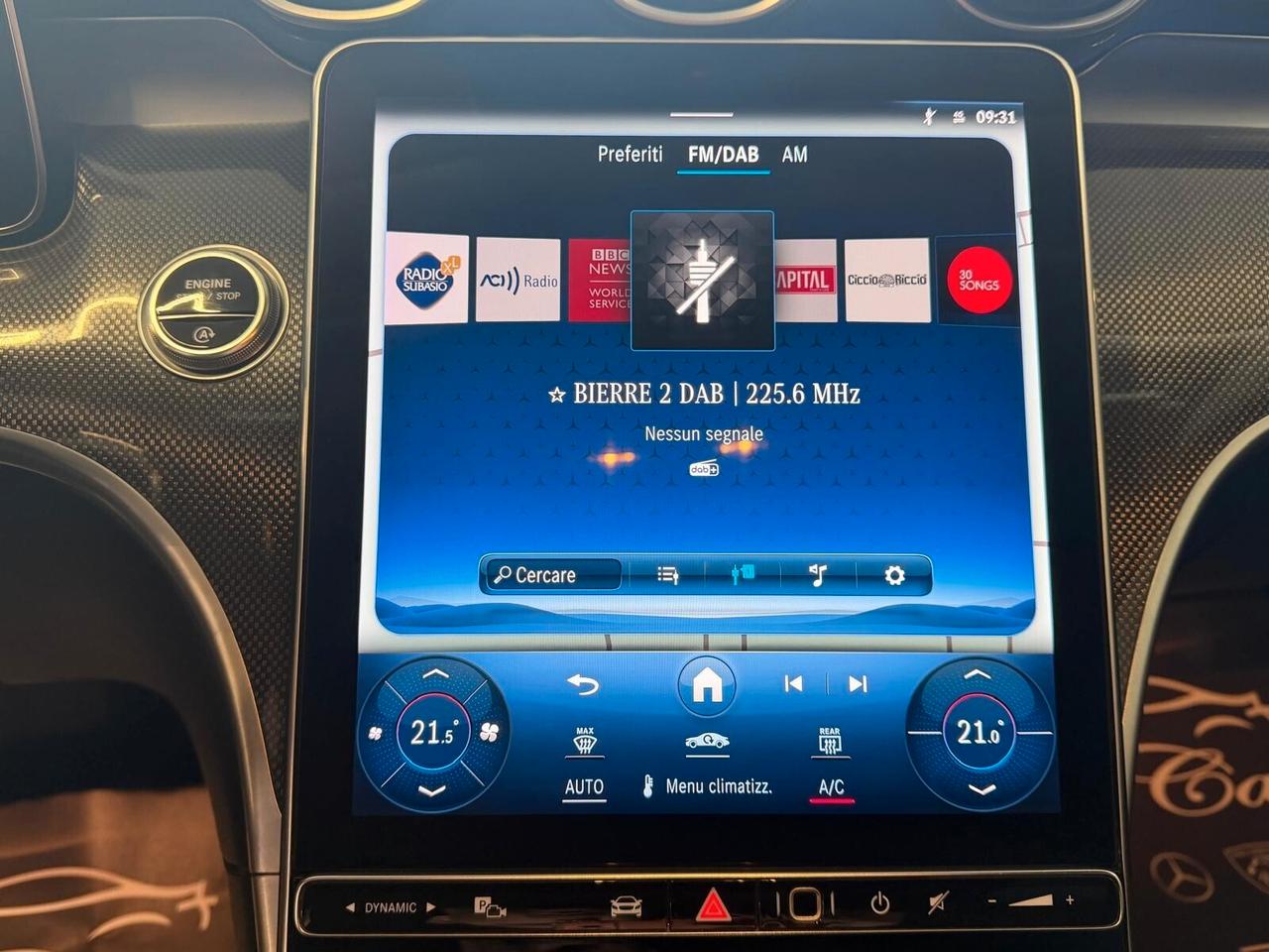 MERCEDES CLASSE C220D PREMIUM 2.0 MHEV 200CV PELLE NAVI CAM ANNO 2022