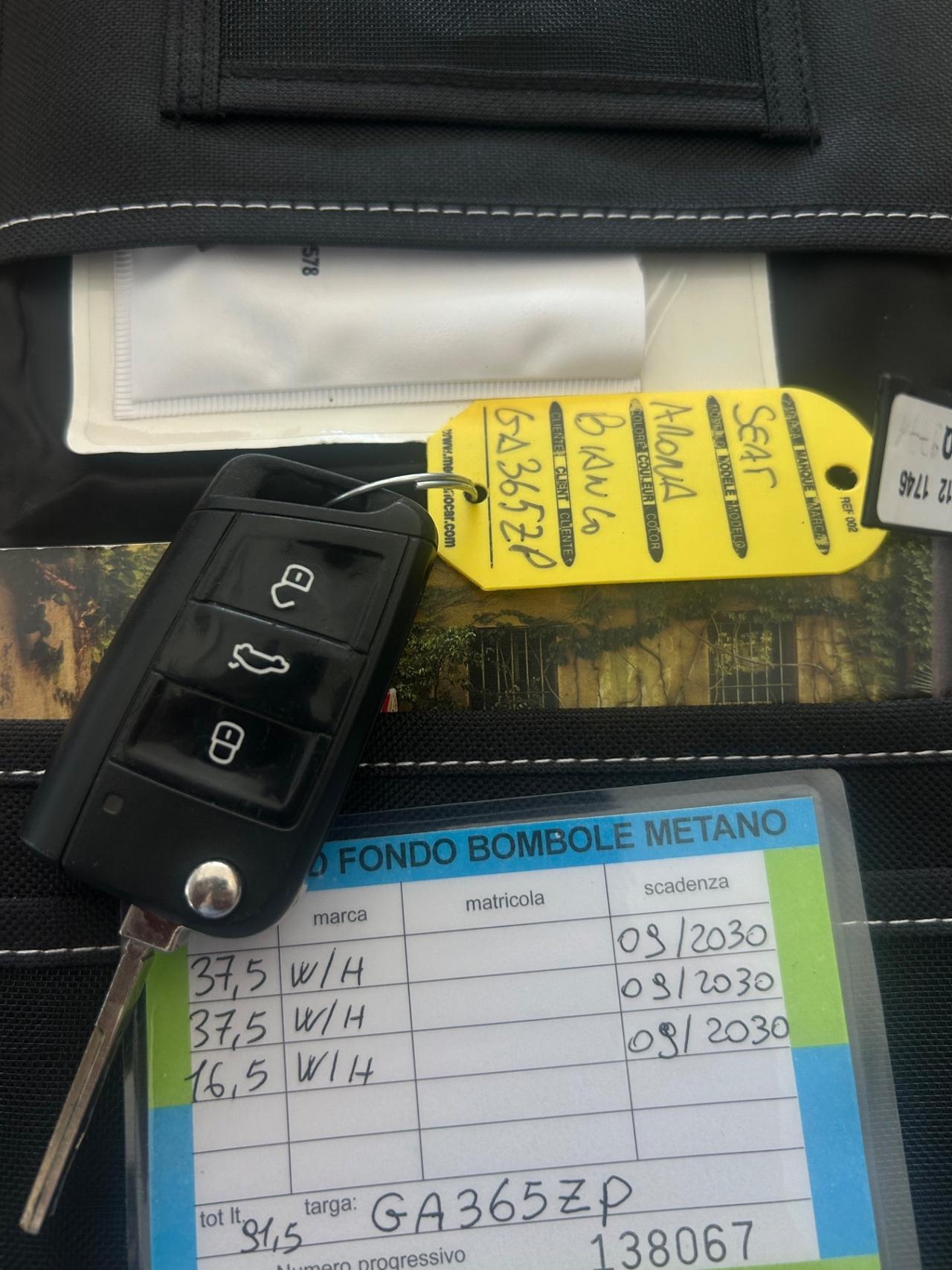 Seat arona 1.0 TGI METANO UNICO PROP