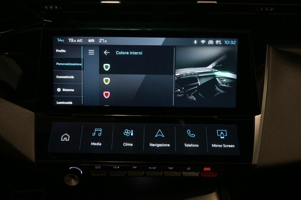 PEUGEOT 408 1.2 PURETECH 130CV SeS EAT8 GT ( FARI LED MATRIX - ADAPTIVE CRUISE - AMBIENT LIGHTS - I-COCKPIT - NAVI - MIRROR - PDC - TELECAMERA POST. - CERCHI 19 )