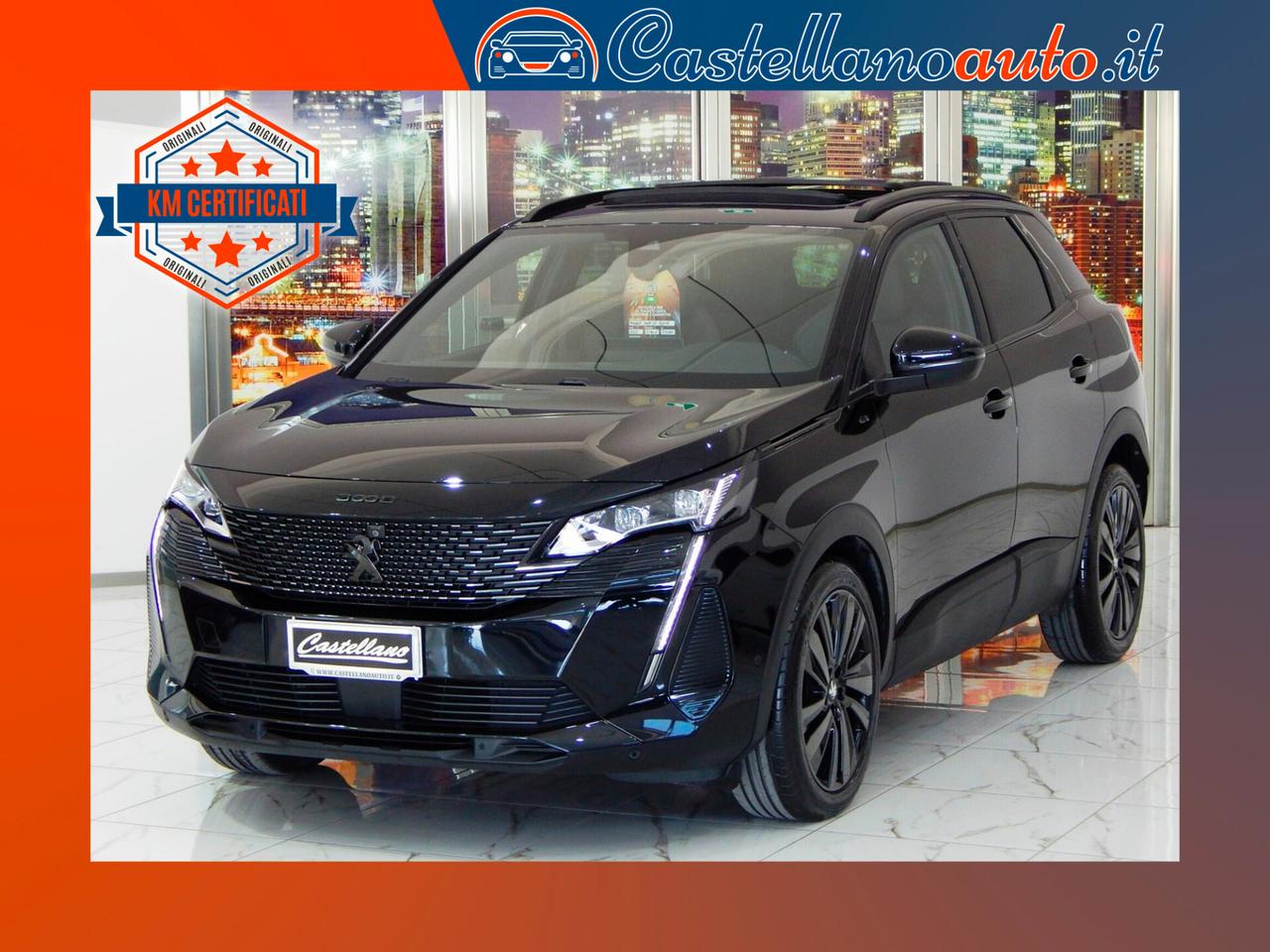 Peugeot 3008 1.5 bluehdi GT Pack Black S&S EAT8 TETTO-NAVI-PELLE-LED