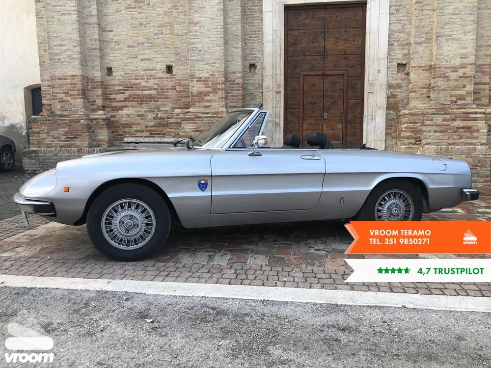 ALFA ROMEO Spider 1.6 coda tronca TARGA ORO