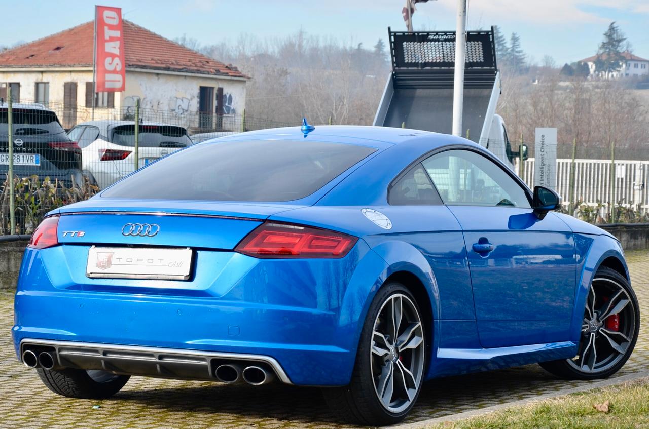 AUDI TTS COUPE 2.0 TFSI QUATTRO 310cv S-TRONIC, SERVICE AUDI, EURO 6B, FARI FULL LED, AUDI EXCLUSIVE, RETROCAMERA, PERMUTE