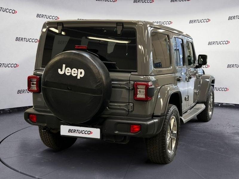 Jeep Wrangler 4ª serie Unlimited 2.2 Mjt II Sahara