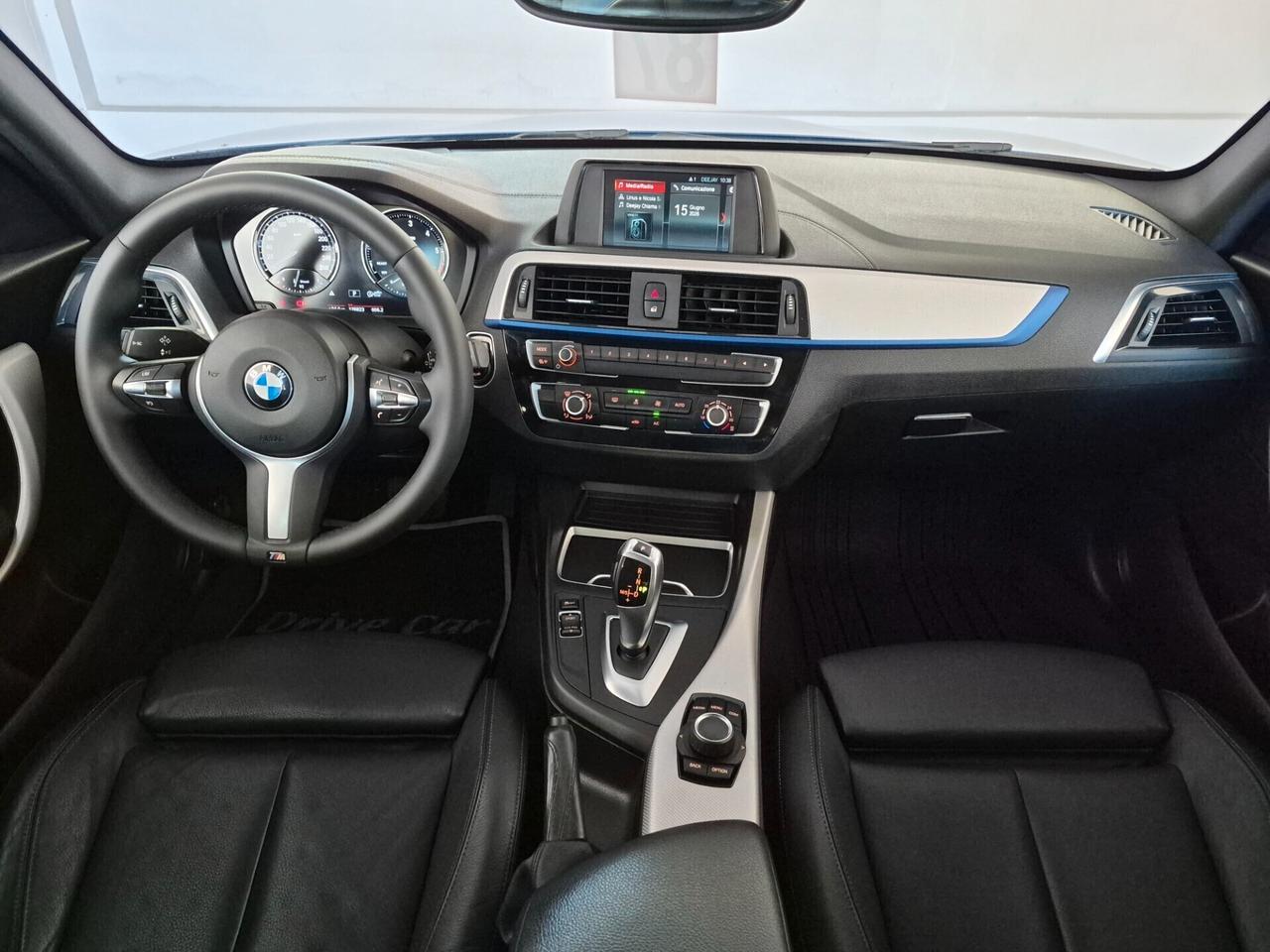 BMW 116 D MSPORT 5P STEPTRONIC LED PELLE V.PRIVACY CLIMA C.18" SOSPENSIONI SPORTIVE M
