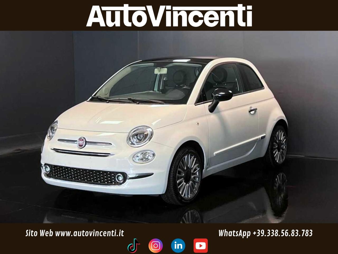 FIAT 500 1.2 CC 69 CV LOUNGE INTERNI FRAU
