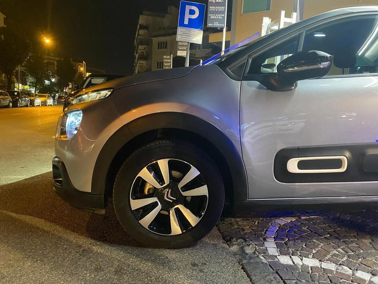 Citroen C3 PureTech 110 S&S EAT6 Max KM 33798 GRIGIO MEDIO