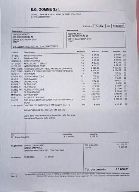 Alfa Romeo GT 1.9 MJT anche permuta o scambi0